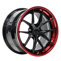 AL301 finished with Satin Black center and Transparent Red outer thumbnail