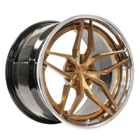 AL304 finished with Satin Race Gold center and Gloss Black outer thumbnail