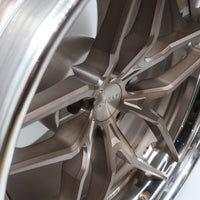AL304 Finished in Brushed Bronze with Polished outer thumbnail