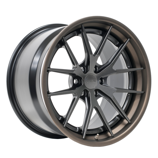 AL306 Finished in Satin Graphite w/ Matte Bronze Outer