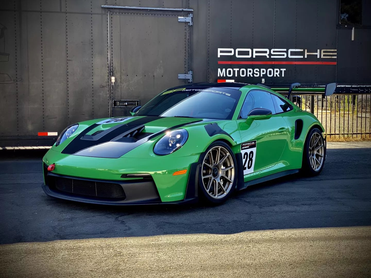 Jaden Conwright's SP Motorsports Porsche 992 GT3RS on Forgeline One Piece Forged Monoblock GS1R-CL Wheels