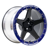 CF1R Beadlock finished in Satin Black with Illusion Purple Ring thumbnail