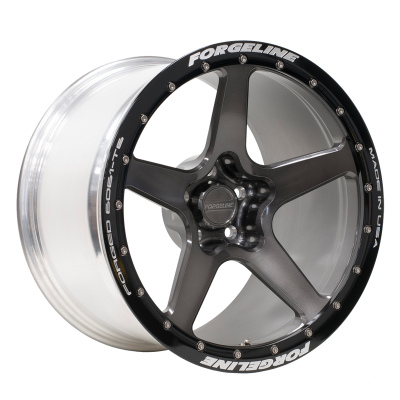 CF1R in finished in Transparent Smoke with Gloss Black Ring