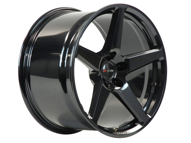 CF1 finished in Carbon Metallic Black with custom Z06 Deep Cap