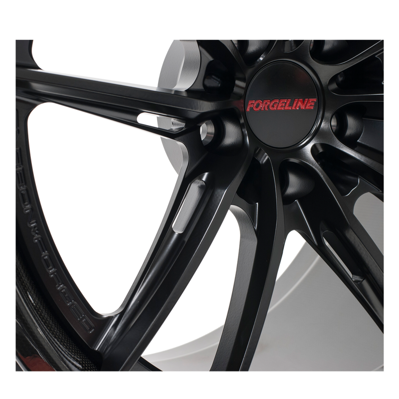 CF207 with Satin Black center - rim detail