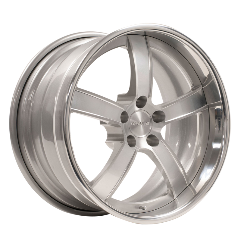 CH3P finished with Brushed center and Polished outer - spoke detail