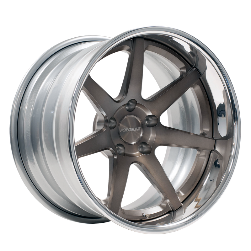 CV3C Finished with Brushed Bronze Center and Polished Outer