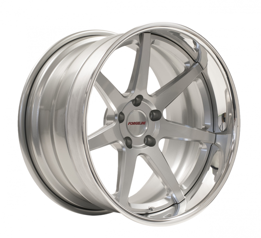 CV3C Finished with Silver center and Polished outer, Center Detail