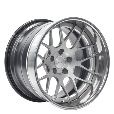 DE3C finished with Silver center and Polished outer