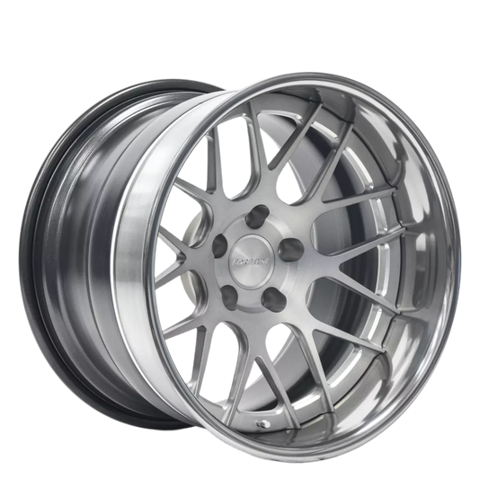 DE3C Brushed Finish W/ Matte Tinted Clear