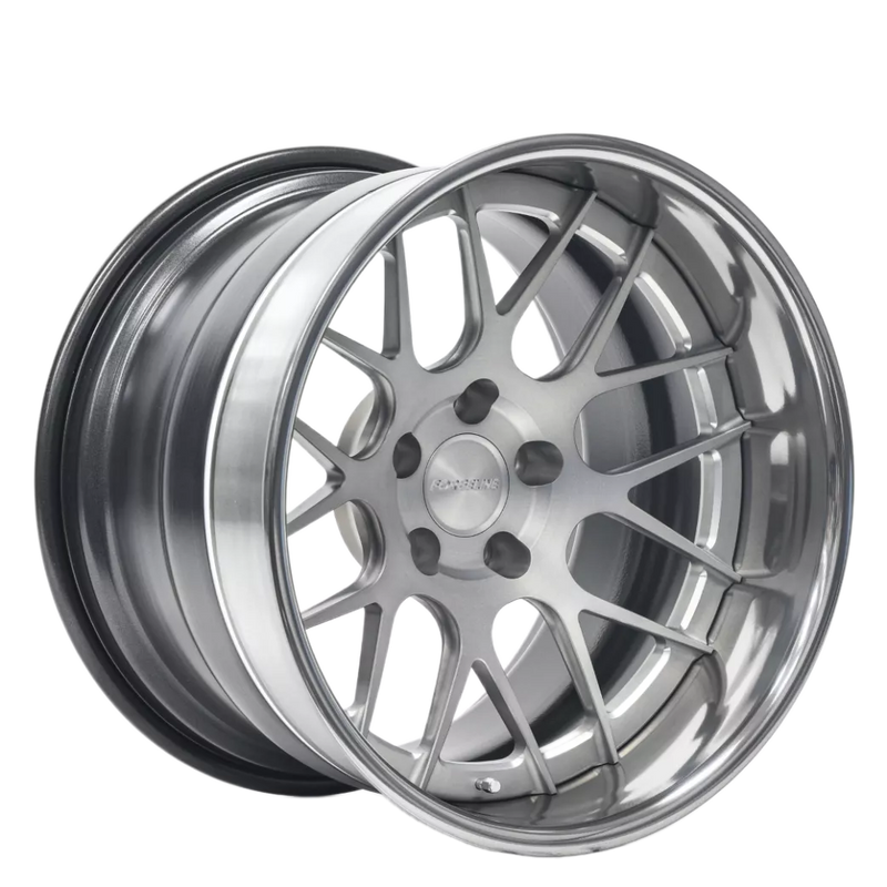 DE3C Brushed Finish W/ Matte Tinted Clear