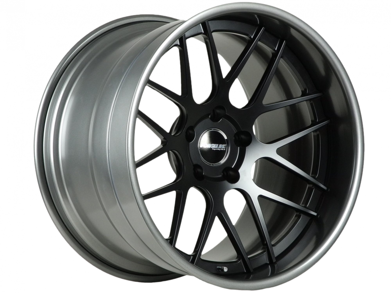 DE3C finished with Satin Black center and Gunmetal outer