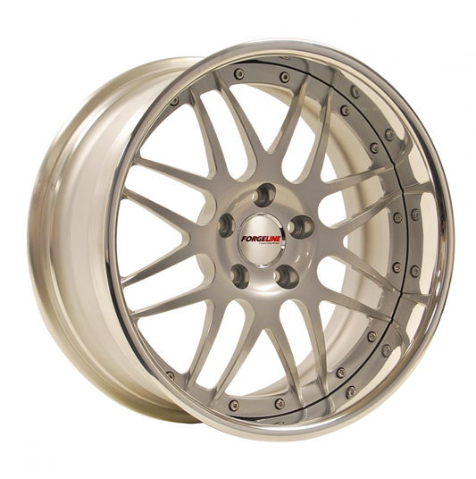 DE3P finished with Gunmetal center and Brushed outer