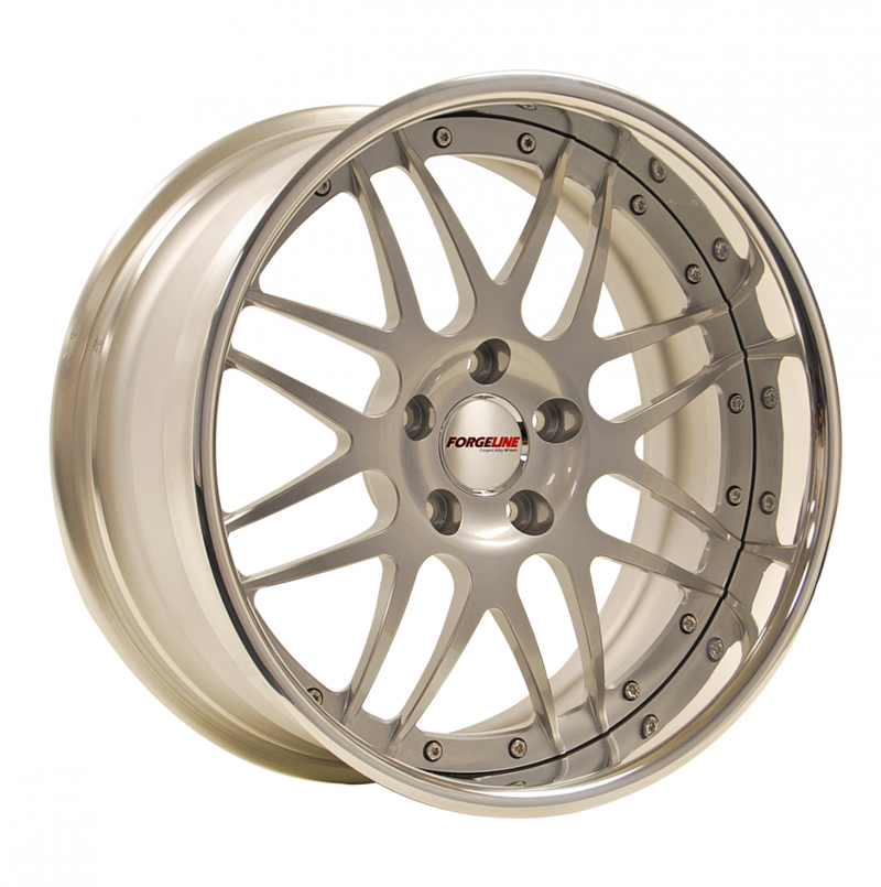 DE3P finished with Gunmetal center and Brushed outer