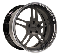 DS3P finished with Gloss Black/HTM center, Polished outer, and custom Viper logo thumbnail