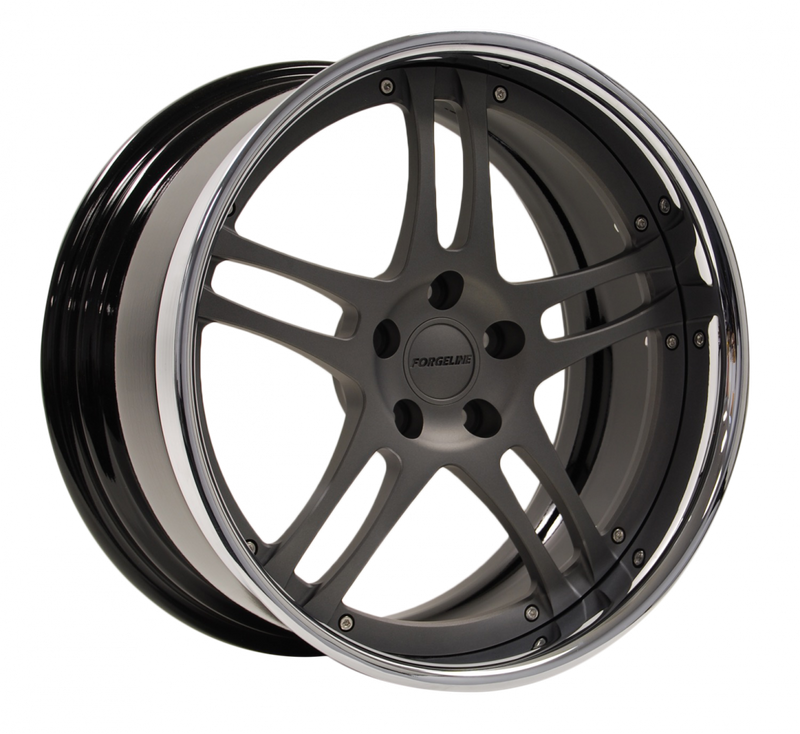 DS3P finished with Gloss Black/HTM center, Polished outer, and custom Viper logo