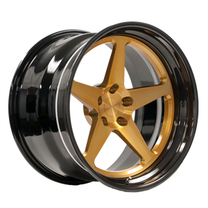 FF3C finished with Tinted Gold center and Black Pearl Step Lip outer thumbnail
