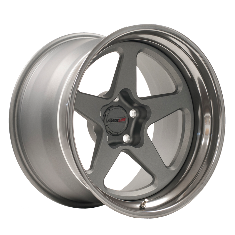 FF3C Open Lug Finished with Hyper Silver Center and Transparent Blue Outer