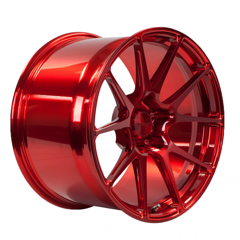 GA1R Open Lug Cap finished in Transparent Red