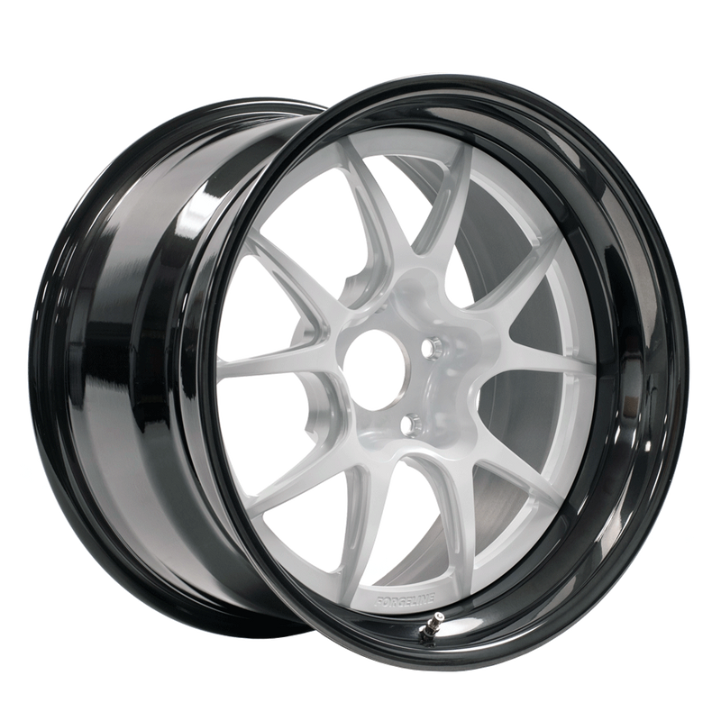 GA3R Open Lug finished with Satin Graphite center and Satin Black outer
