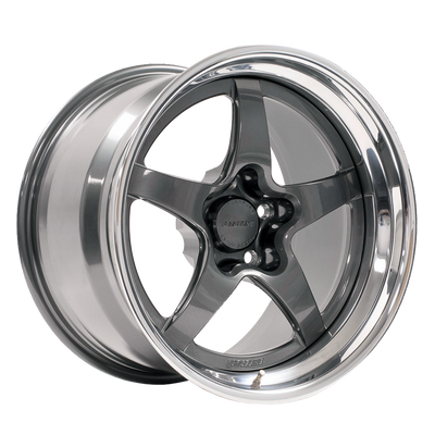 GF3 Open Lug Finished with Gunmetal Center, Gunmetal Inner, and Polished Outer