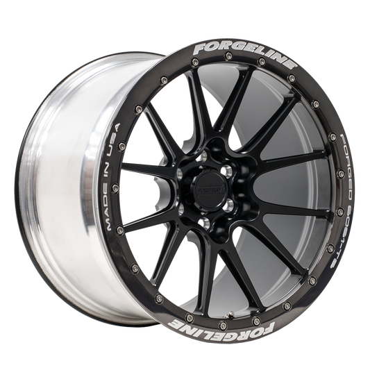 GS1R-6 Beadlock in Satin Black with Black Pearl Ring