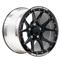 15-inch GS1R Beadlock finished in Transparent Smoke with Satin Black Ring thumbnail