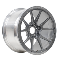 15-inch GS1R Beadlock Finished in Transparent Gold with Satin Black Beadlock Ring thumbnail