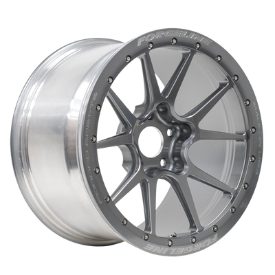 15-inch GS1R Beadlock Finished in Transparent Gold with Satin Black Beadlock Ring