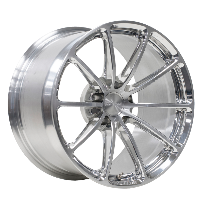 GT1 5-Lug in Polished finish with Brushed Face