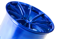 GT1 5-Lug Finished in Transparent Blue Closeup thumbnail