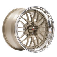 Forgeline GX3 Open Lug Finished with Light Anodized Bronze Center & Inner and Polished Outer thumbnail