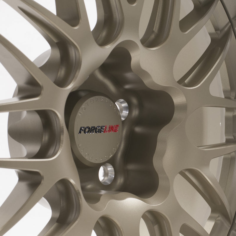 Forgeline GX3 Open Lug Finished with Light Anodized Bronze Center & Inner and Polished Outer