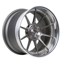 Rebel Finished with Transparent Smoke Center and Polished Outer, rim detail thumbnail