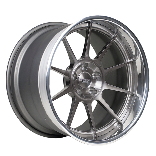 Rebel Finished with Transparent Smoke Center and Polished Outer, rim detail