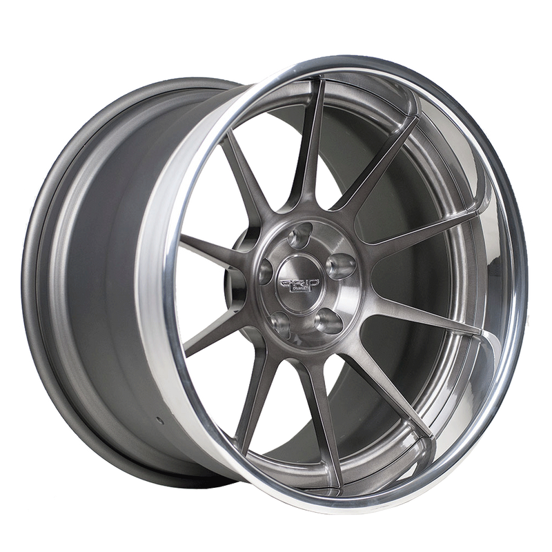 Rebel Finished with Transparent Smoke Center and Polished Outer, rim detail