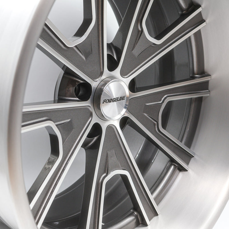Grudge Finished in Gun Metal HTM with Medium Cap and Brushed Low Gloss Clear Outer