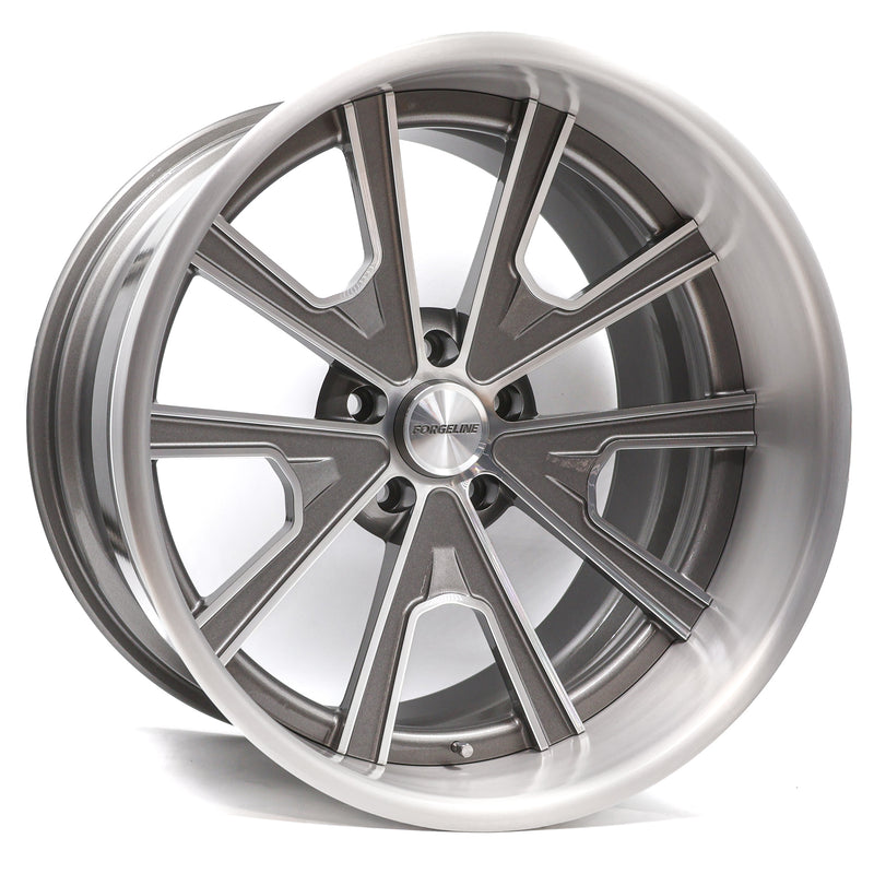 Grudge Finished in Gun Metal HTM with Medium Cap and Brushed Low Gloss Clear Outer