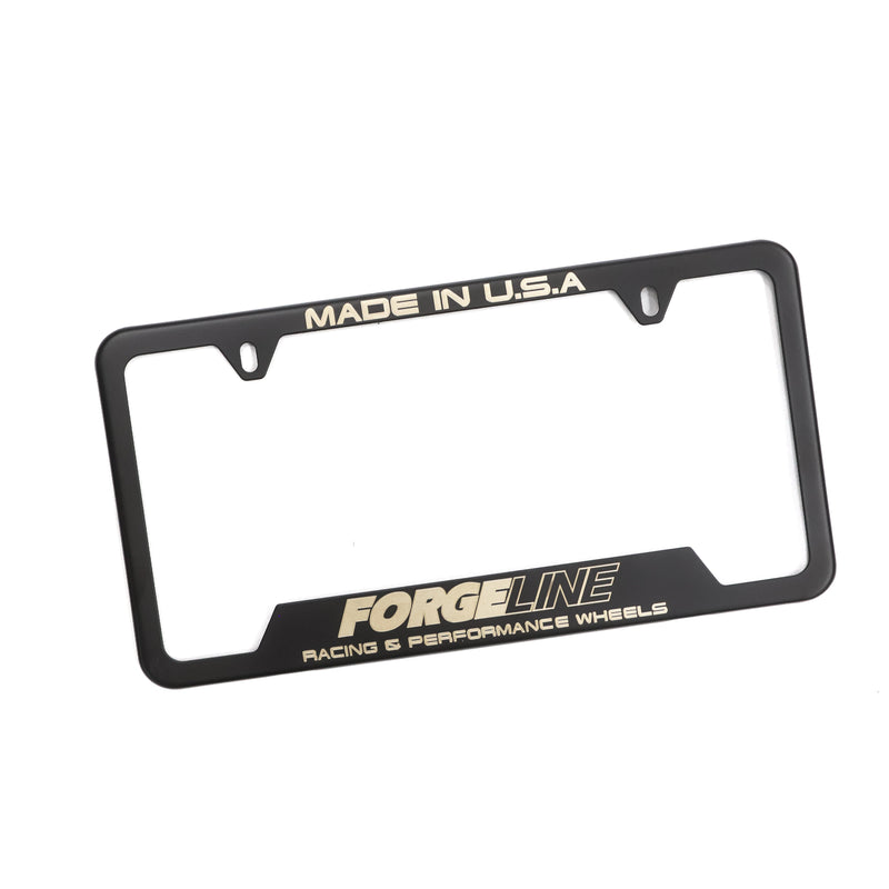 Premium Forgeline Laser Engraved Stainless Steel License Plate Frame