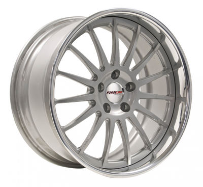 MS3P finished with Silver center and Polished outer - spoke detail