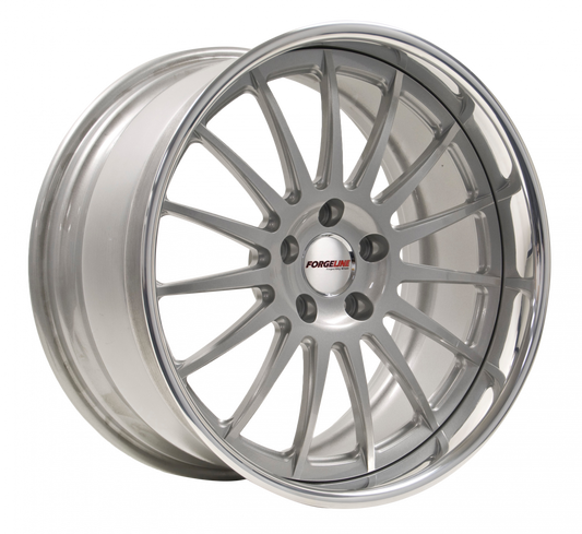 MS3P finished with Silver center and Polished outer - spoke detail