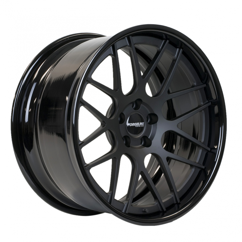 DE3C finished with Matte Black center and Gloss Black outer