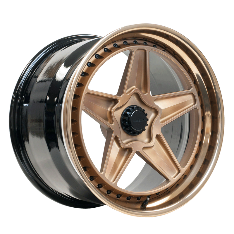 NT3C Concave Finished in Tinted Gold