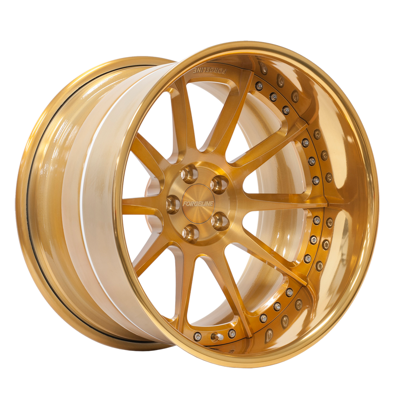 RB3C finished with Matte Gold center and Polished outer
