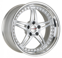 SP3S finished with Brushed center, Polished outer, Hidden Hardware option, and custom Porsche logo thumbnail
