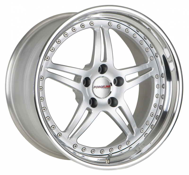 SP3S finished with Brushed center, Polished outer, Hidden Hardware option, and custom Porsche logo