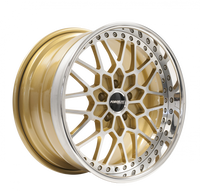 Forgeline TA3 Finished with Race Gold/HTM Center and Polished Outer (Exposed Hardware) thumbnail