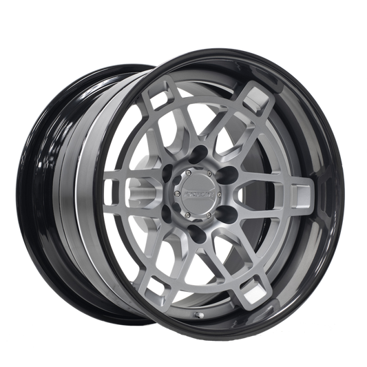 TR31 finished with Satin Hyper Sliver center and Black Pearl outer