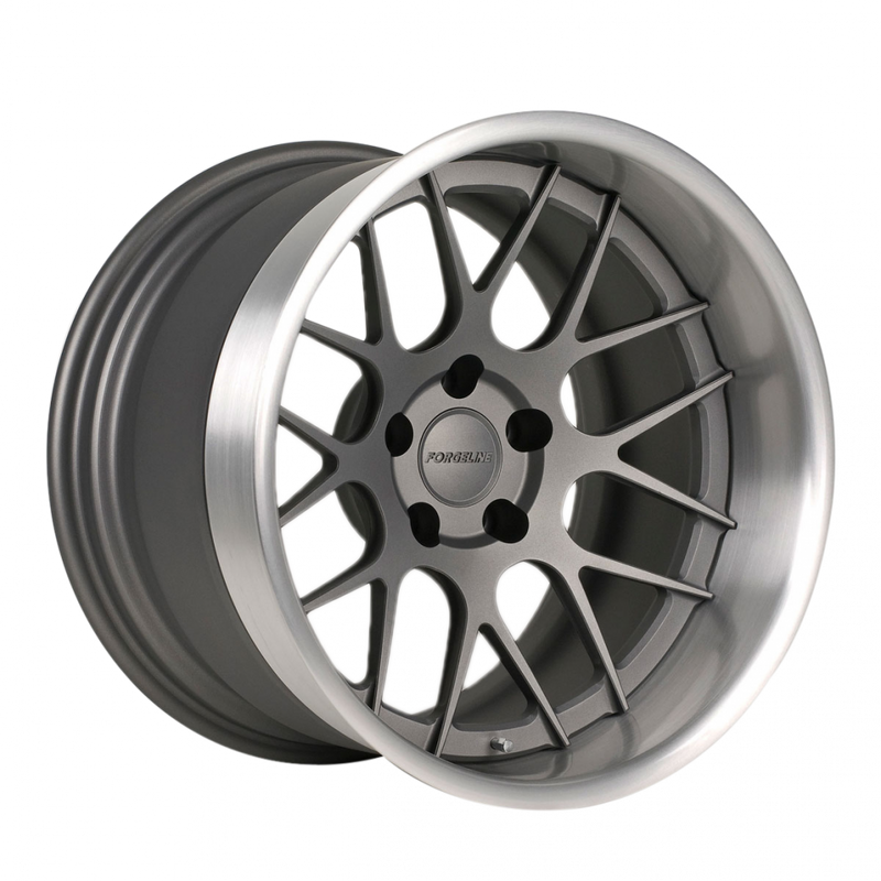 DE3C finished with Titanium center and Brushed outer