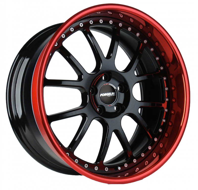 VR3P finished with Gloss Black/Diamond Cut center and Gloss Black outer
